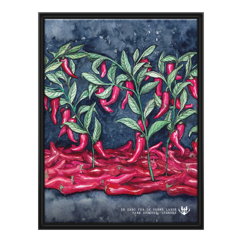 En Sang Fra De Varme Lande – Canvas (30x40 cm)