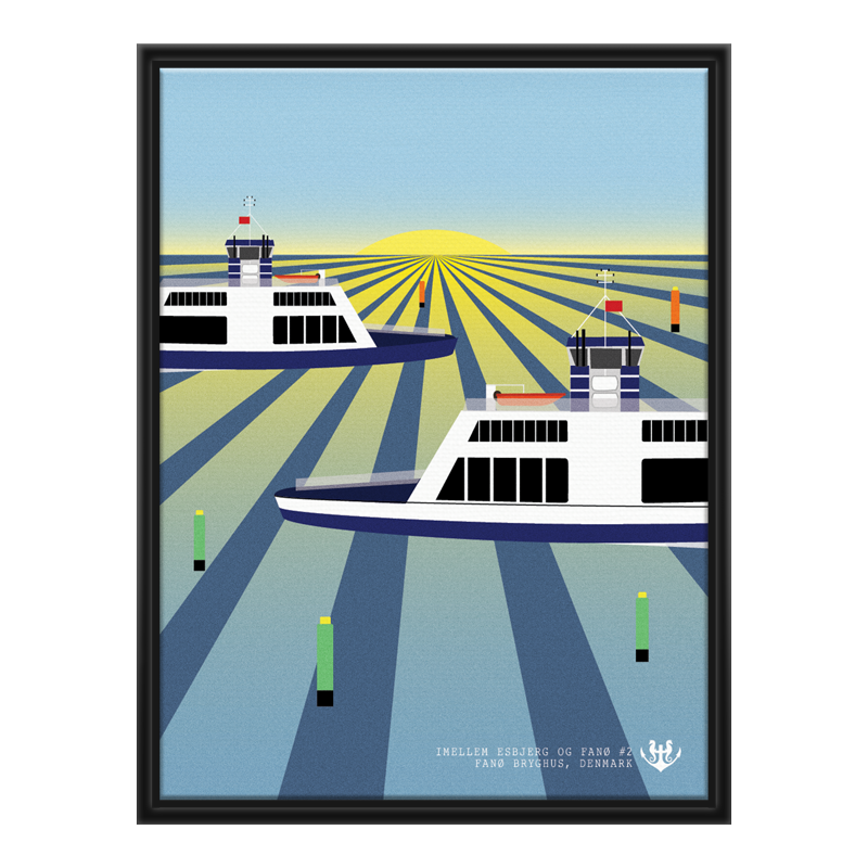 Imellem Esbjerg & Fanø #2 – Canvas (30x40 cm)