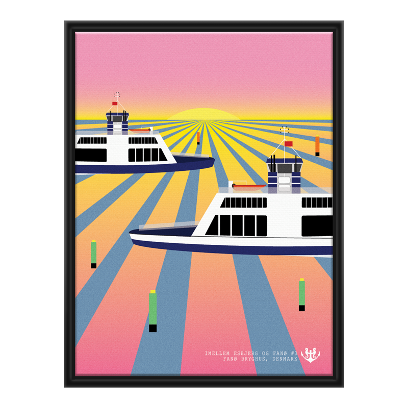 Imellem Esbjerg & Fanø #3 – Canvas (30x40 cm)