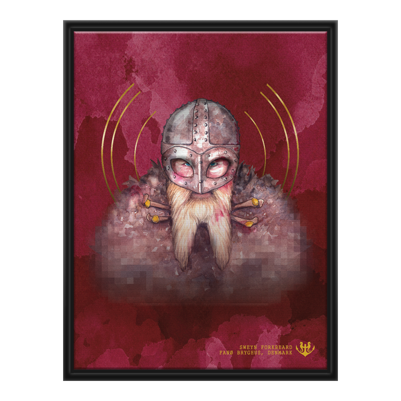Sweyn Forkbeard – Canvas (30x40 cm)